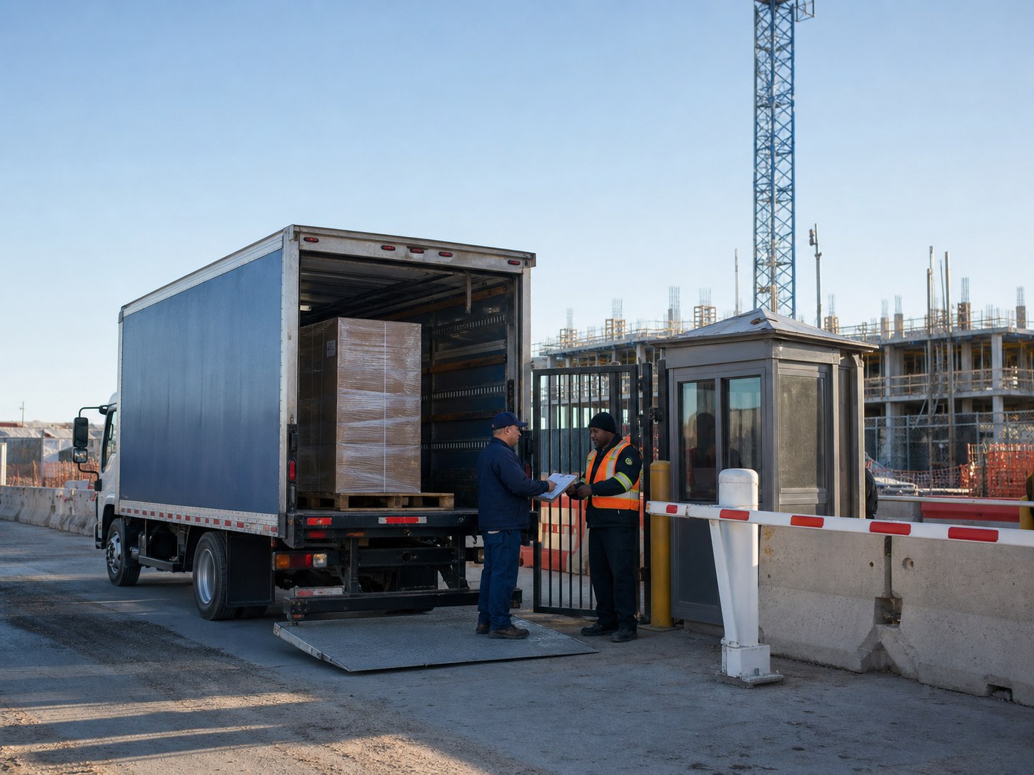 Truck arriving after customs release
