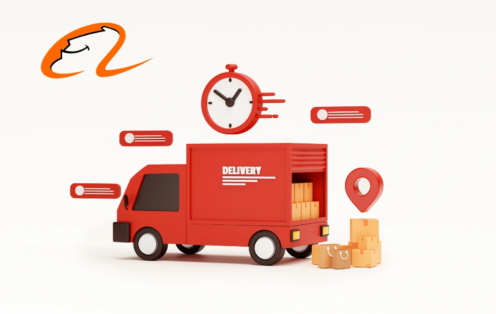 alibaba door to door shipping time