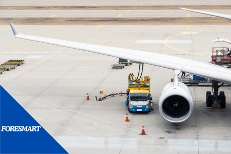 white Aircraft refueling