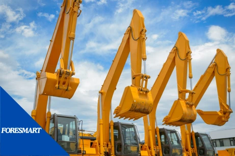 shipping yellow excavators from china