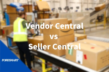 Amazon worker packing vendor central and seller central cargo