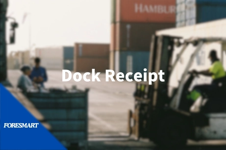 shipping document dock receipt