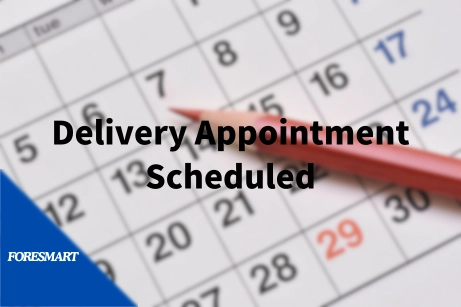 Delivery Appointment Scheduled in shipping