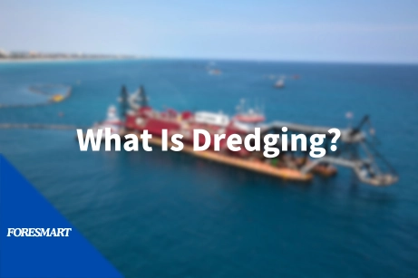 dredging ship in shipping