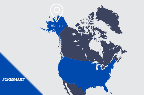 shipping to Alaska us map