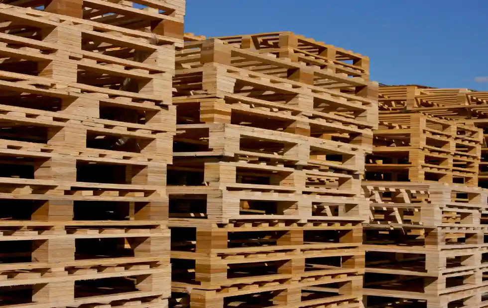 wooden block pallets