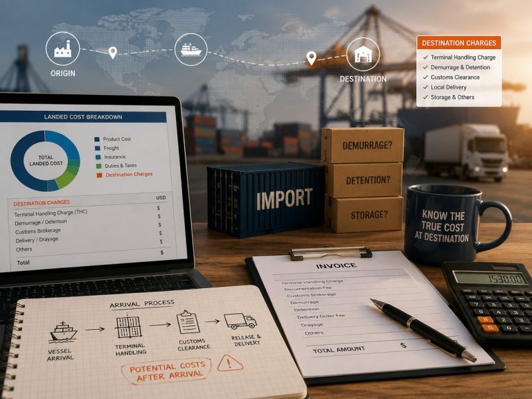 What Is a Destination Charge in Shipping? A Guide for Importers