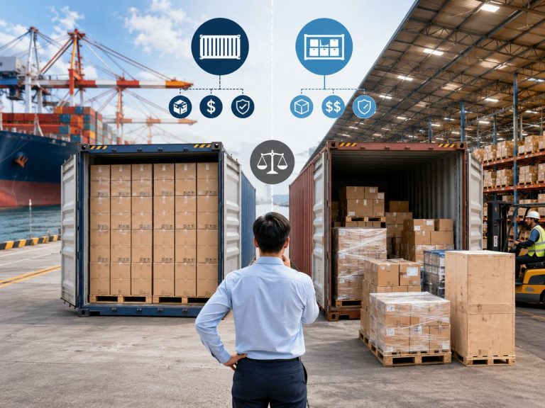 FCL vs LCL Freight Forwarding: Cost, Capacity & When to Choose Each