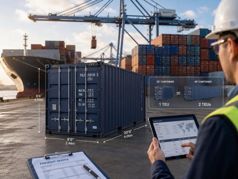 TEU Shipping Term: Meaning, Calculation, and Uses