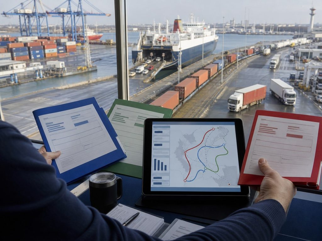EU GB and XI EORI route planning